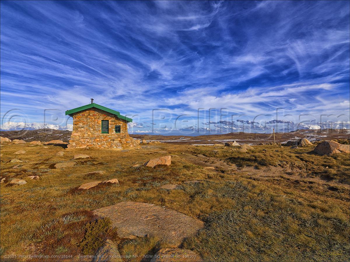 Peter Bellingham Photography Seamans Hut - Kosciuszko NP - NSW SQ (PBH4 00 10630)